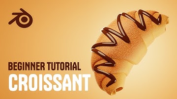 Delicious Croissant - Blender 3D Beginner Tutorial