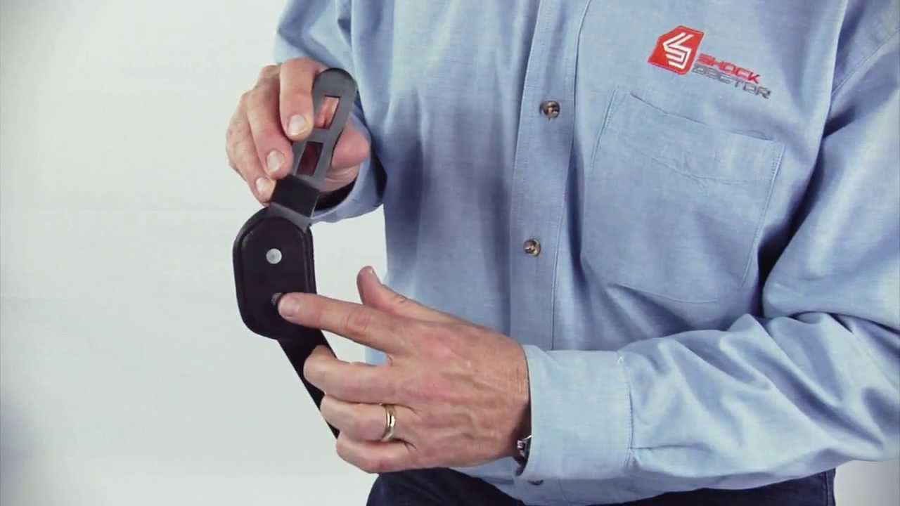 SHOCK DOCTOR 872 KNEE SUPPORT WITH DUAL HINGES - YouTube
