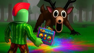 Job Bouwt Geheime Machine In 99 Nachten In Het Bos... In Roblox!