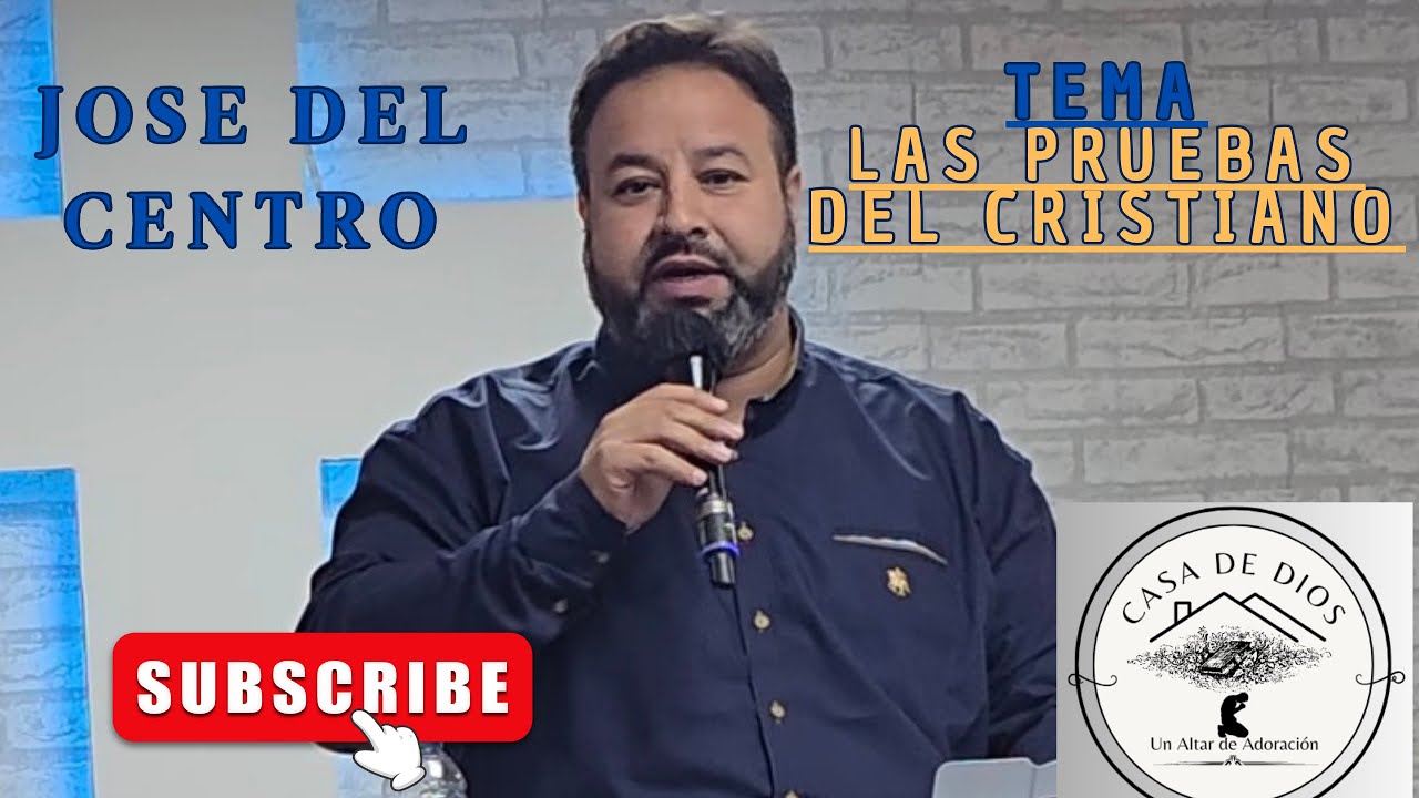 Hermano Jose del centro. Visitando casa De Dios Valladolid. Tema: las pruebas del Cristiano 