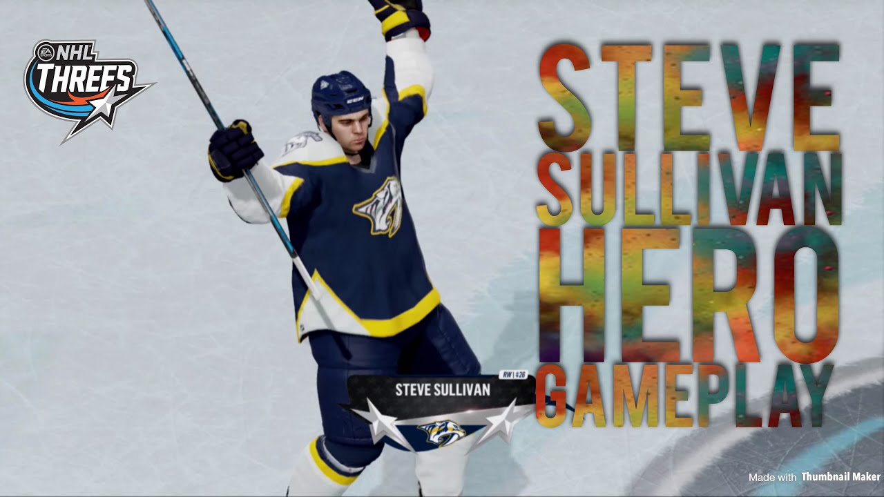 NHL 18 Threes Gameplay: Steve Sullivan Hero Gameplay