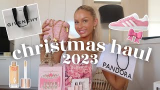 what I got for christmas 2023 (everyone buys me pink, girly things)