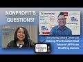 Answering nonprofits questions