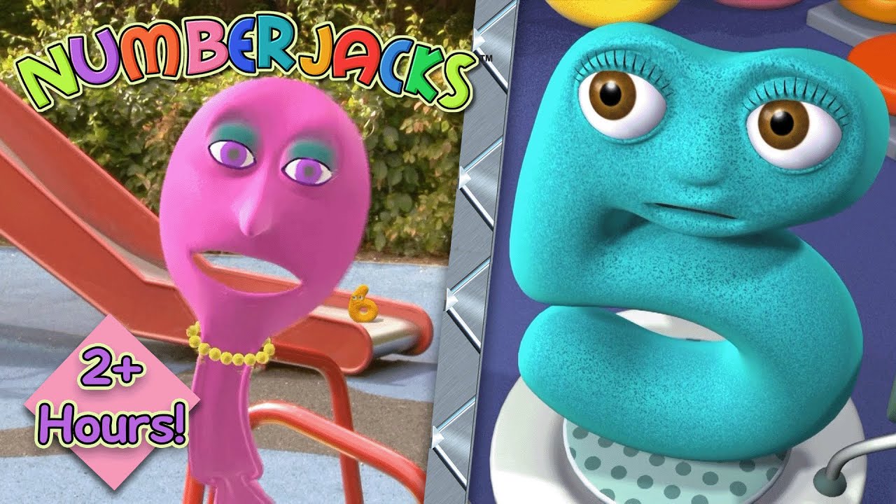 Spooky Spoon's Mischief Marathon! 🫢 Numberjacks MARATHON | 2+ HOURS