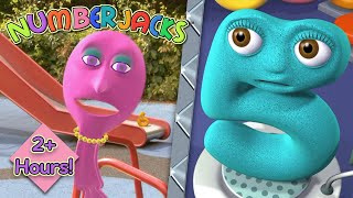 Spooky Spoon's Mischief Marathon! 🫢 Numberjacks MARATHON | 2+ HOURS