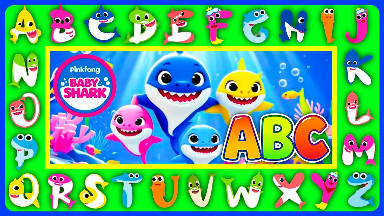 Baby Shark Alphabet Song 🦈 | Fun ABC Learning for Kids in 60
