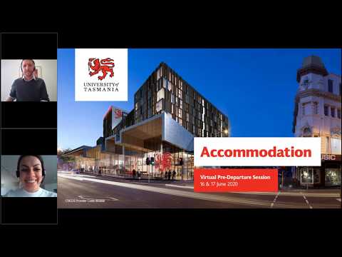 University of Tasmania Virtual Pre departure Sessions - Accommodation | University of Tasmania