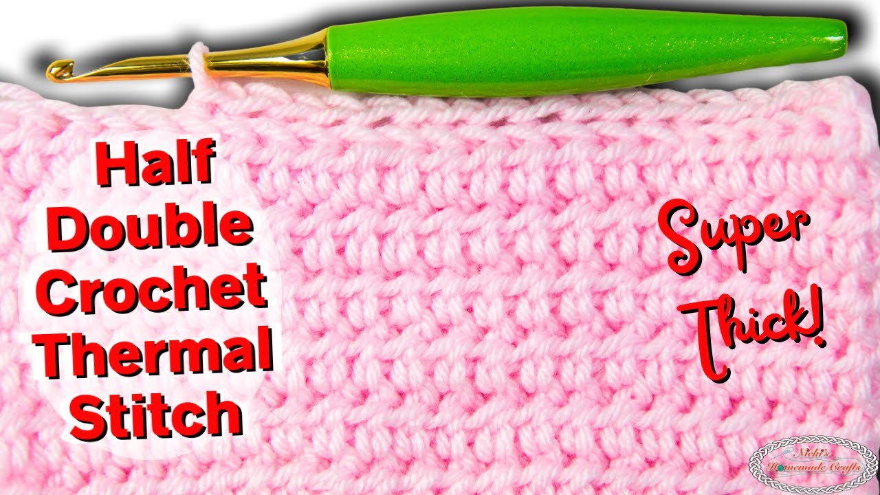 Double Thick Crochet Potholder Pattern (Featuring the Thermal Stitch)