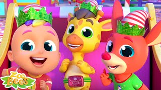 Five Little Elves + Christmas Song and Xmas Cartoon Video By Kids TV Christmas