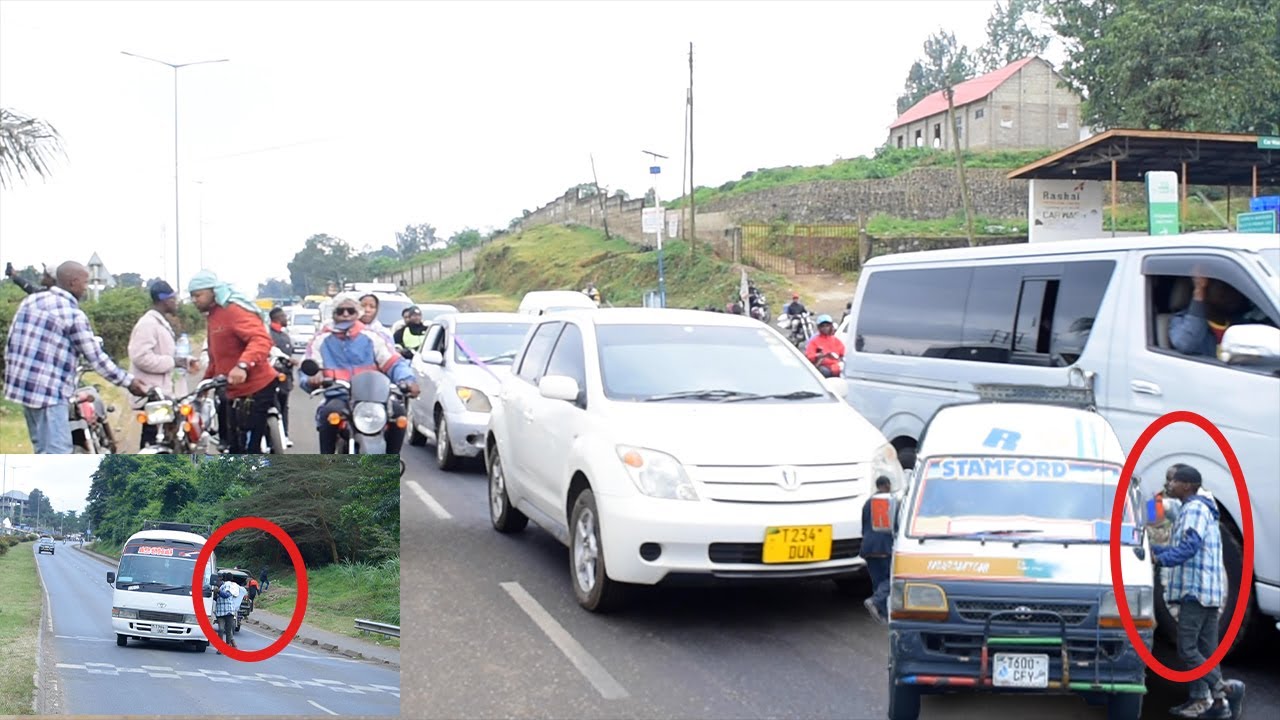 UTASHANGAA: VIJANA ARUSHA WASIMAMISHA MAGARI WAKITAKA RAMBIRAMBI ZA MWENZAO, POLISI WAINGILIA