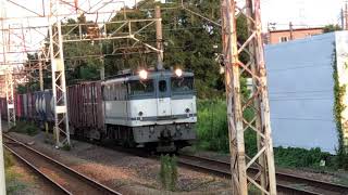 EF65 2095+コキ 川崎新町通過