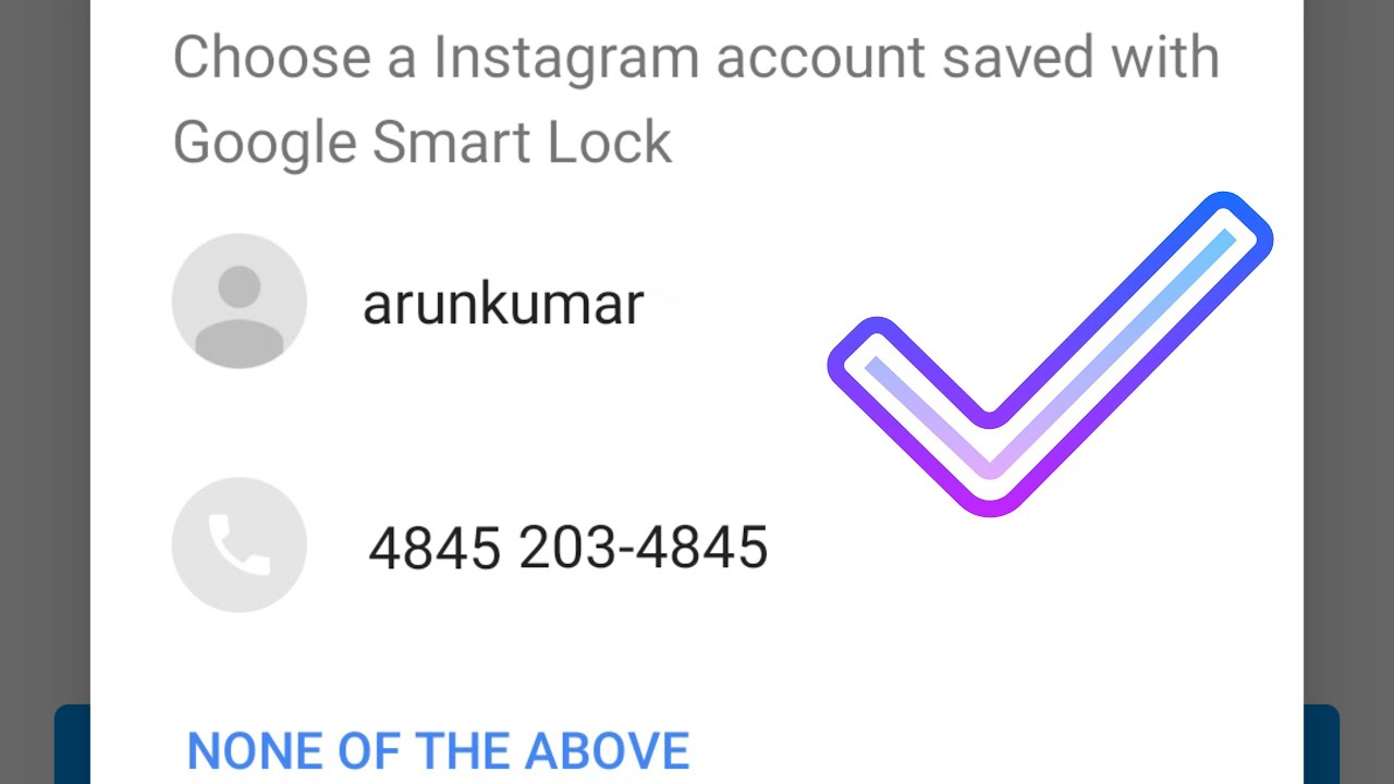 How to remove Google Smart Lock from Facebook & Instagram?