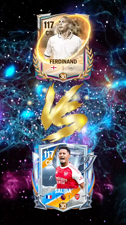 WHO IS BETTER??? Rio Ferdinand 112 CB 🆚 William Saliba 112 CB #fcmobile