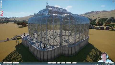 Planet Zoo - My first bleuprint, a large glass building you all can use, her is a showcase