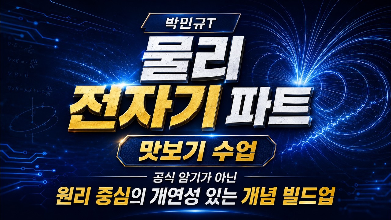 [맛보기 수업] 박민규T 고2 물리 전자기 파트 4주완성 #유리스마스쿨 #박민규T #유리스마TV #물리전자기
