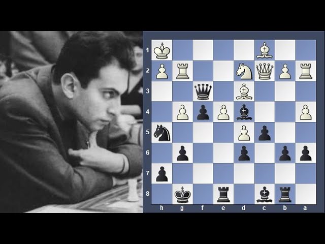 Mikhail Tal's Most Spectacular Queen Sacrifice - Birbrager vs. Tal, 1953 