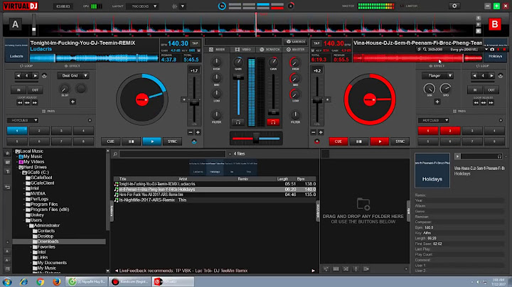 Hướng dẫn cơ bản virtual dj 8