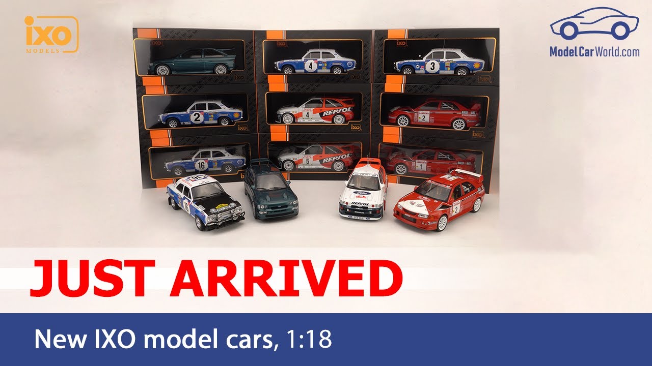 IXO - Just arrived 1:18 Ford & Mitsubishi Rallye Cars - YouTube