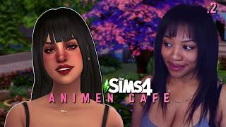 working in the cafe & catching feelings  | gojo legacy 💕 sims 4