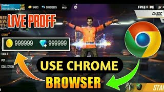 Use Chrome Browser l Free Diamond In Free Fire l How To Get Free Diamond 2021 l Smart Tech Rahul screenshot 4