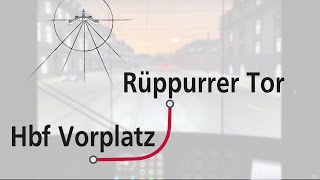 Fahrsimulator Karlsruhe: Hauptbahnhof bis Rüppurrer Tor