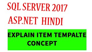 Datalist || Repeater || Item templates || Edit Item Templates || hindi || asp.net