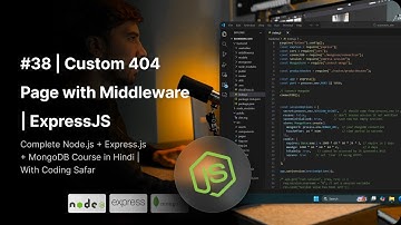 NodeJS Tutorial in Hindi #38 | Custom 404 Page with Middleware | ExpressJS