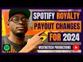 Spotify royalty payout changes  music industry tips