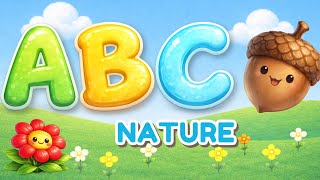 abc nature song learn alphabet nature phonics song kids