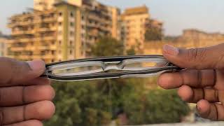 First Lens Flexifold Slim Compact Black Reading Gles