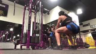 Cable Jump Squats/Squats Superset🍑🔥