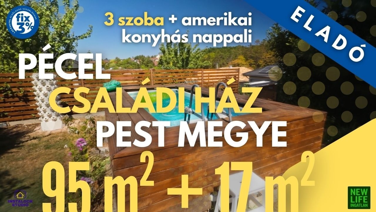 Ingatlanfilm — Pécel, fantasztikus medencés ikerház 2026