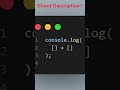 Can You Guess the Output? 🤯 #javascript