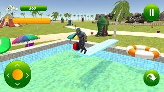 Super Hero Water Slide Uphill Rush (By MobilePlus) Android Gameplay HD screenshot 5