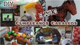 DIY 🐎 Cumpleaños n°2 de mi hijo🎈🎂 | TEMÁTICA CABALLOS/Rodeo/Granja/Cowboys | Viejo Oeste 🐎