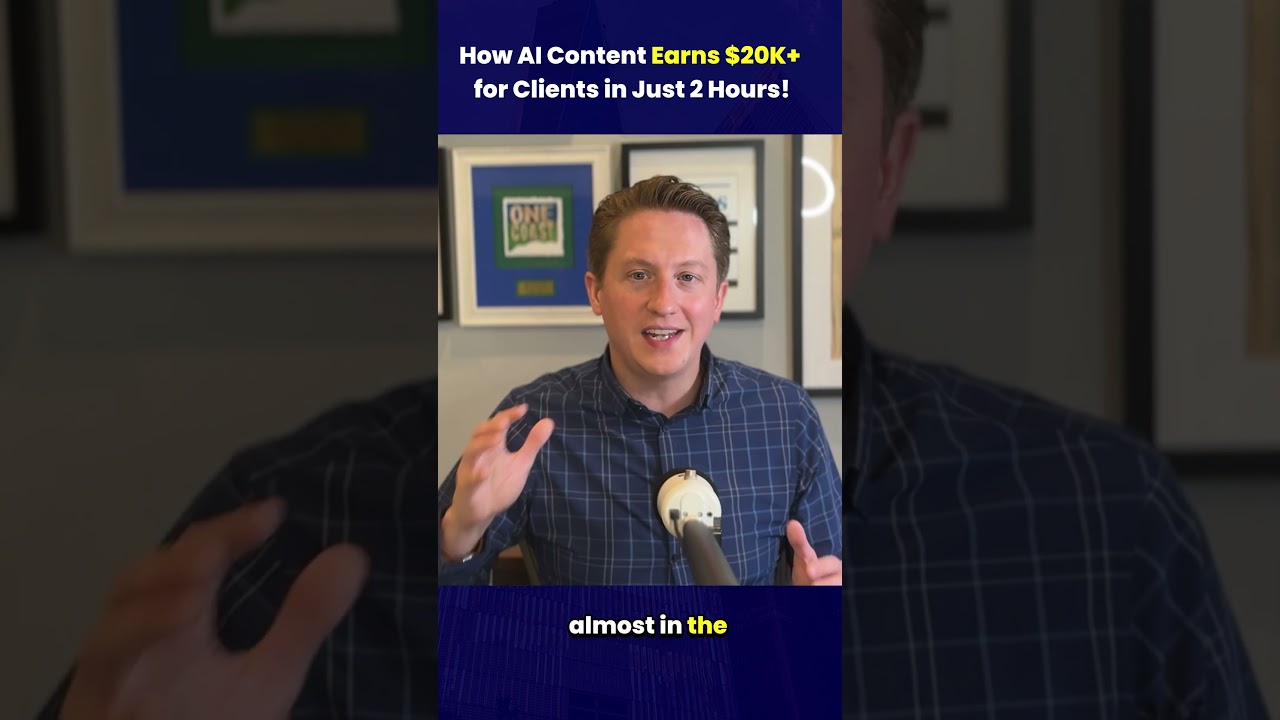 How AI Content Earns 20K+ For Clients in Just 2 Hours