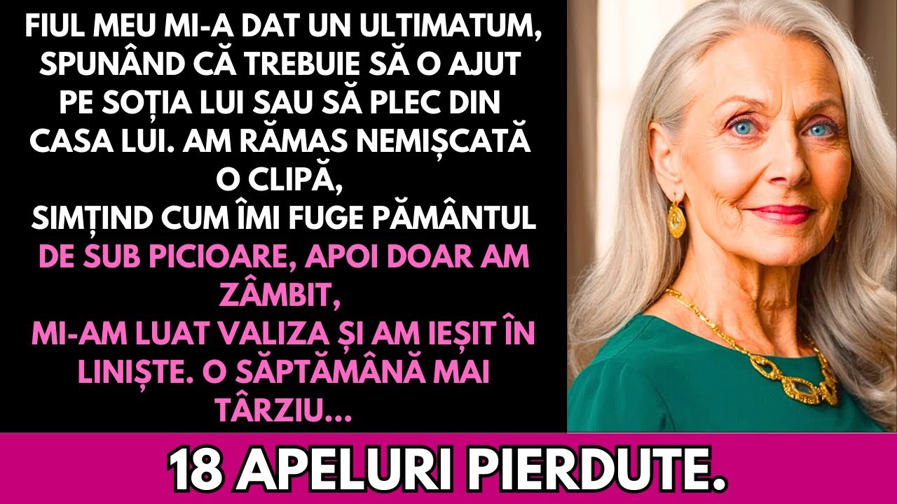 Fiul Meu A Cerut Să O Ajut Pe Soția Lui Sau Să Plec, Dar Nu A Bănuit Ce Fac Apoi