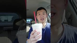 Trying Wawa Strawberry Cheesecake Smoothie