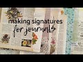 Making a Junk Journal Signature | Shop Your Stash for Junk Journal Papers