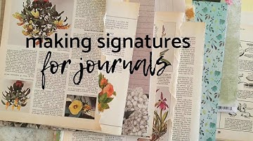 Making a Junk Journal Signature | Shop Your Stash for Junk Journal Papers