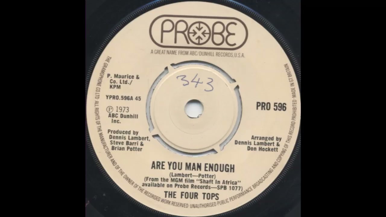 Four Tops - Are You Man Enough (1973) - YouTube