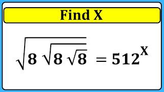 Nice Square Root Math Simplification | Find the Value of X