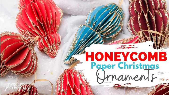 8 Amazing DIY Paper Honeycomb Christmas Ornaments