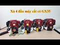 Xả lô đầu máy cắt cỏ gx35 vào ngày cận tết