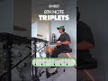 Learn TRIPLET grooves without traditional drum notation! 🥁 #drums #drummer #drumming #drumlesson