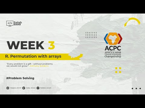 R. Permutation with arrays  #subscribe #sheet3