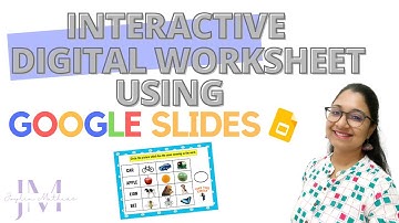 Interactive Digital Worksheet | Google Slides | Ages 5-7 | Easy and Simple