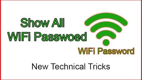 Show all WiFi Password on windows 10 Using PowerShell