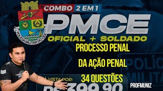 Da Ação Penal - 34 questões IDECAN - Tópicos de Processo Penal