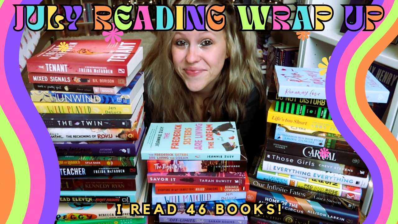📖I READ 46 BOOKS THIS MONTH📖 July 2025 Reading Wrap Up! - YouTube